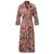 Lightweight Women's Dressing Gown front - Serpentine Blush | Bown of London